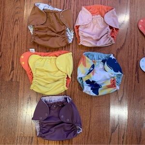 Colorful Kids Cloth Diaper Set